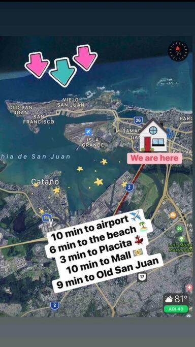 3 Bd By Airport El Yunque Walk To The Beach San Juan Luaran gambar